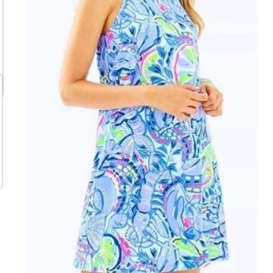 Lilly Pulitzer Margot Swing Dress Blue Peri Punch